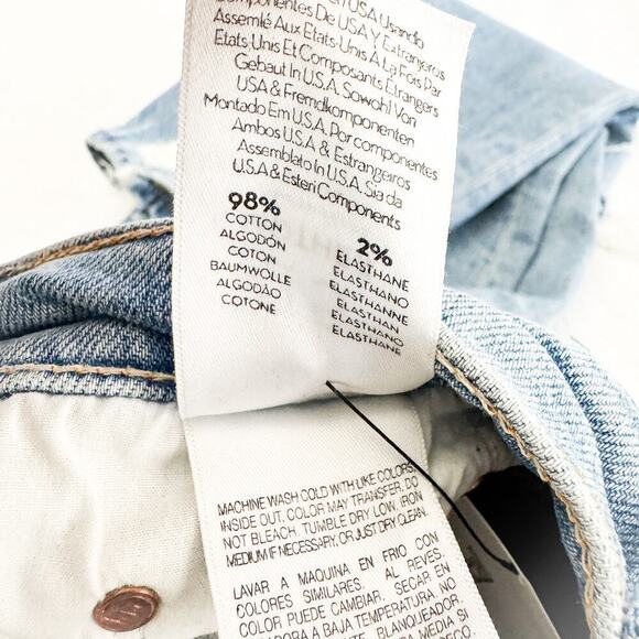 Mother Superior The Tomcat The Confession Light Wash Ripped Denim Jeans Size 25 - Picture 7 of 9